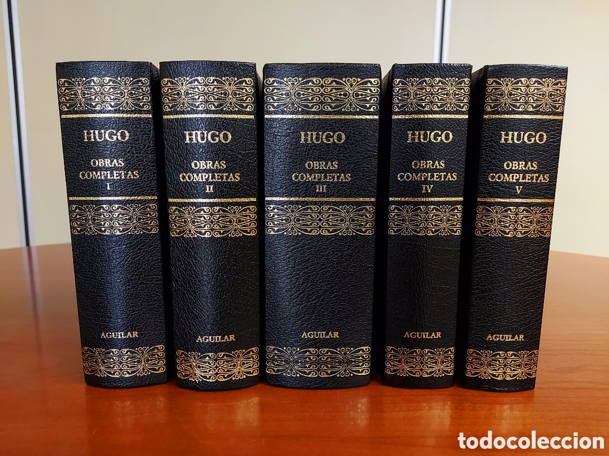 Libros de segunda mano: Victor Hugo Obras Completas. 5 tomos (completa). Aguilar, 2003-04.