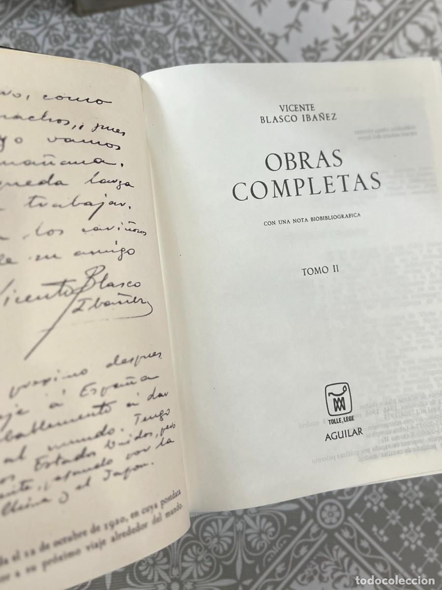 Libros de segunda mano: BLASCO IBA&Ntilde;EZ - 8a Edici&oacute;n - OBRAS COMPLETAS - 3 TOMOS - Foto 4