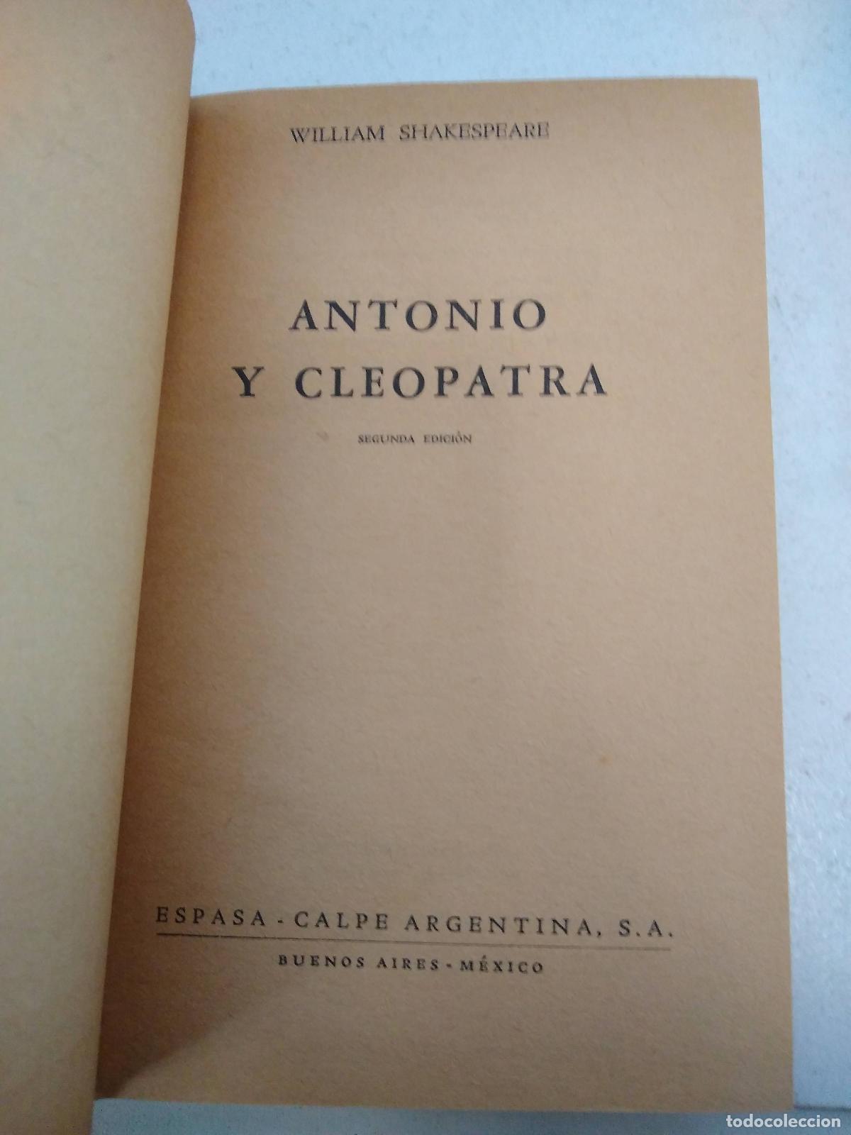 Libros de segunda mano: Antonio y Cleopatra - Shakespeare, William - Foto 1