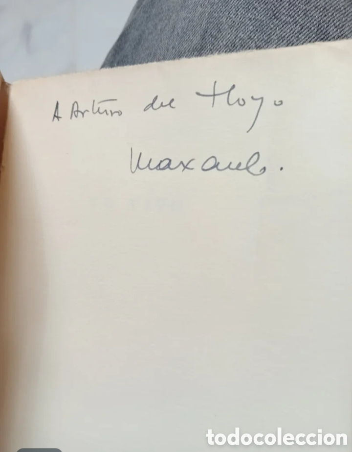 Libros de segunda mano: Yo vivo. Max Aub 1 Edicion. Dedicado - Foto 2