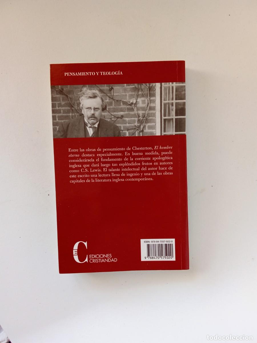 Libros de segunda mano: Gilbert K. Chesterton. El hombre eterno - Foto 3
