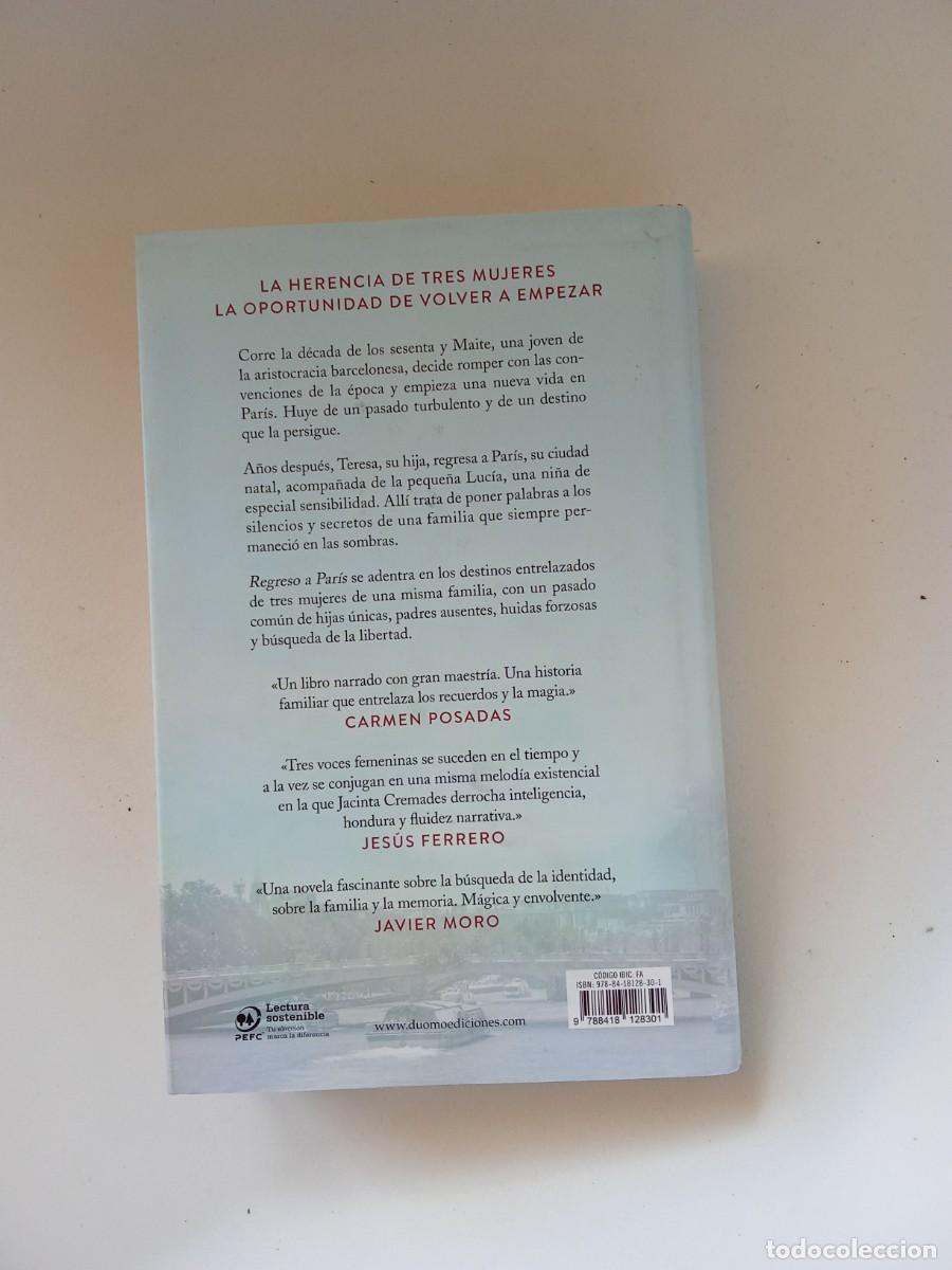 Libros de segunda mano: Jacinta Cremades. Regreso a Par&iacute;s - Foto 3