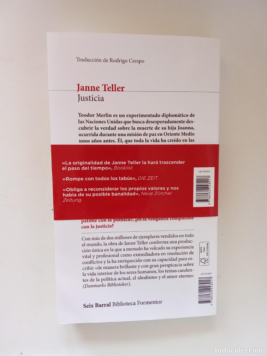 Libros de segunda mano: Janne Teller. Justicia - Foto 3