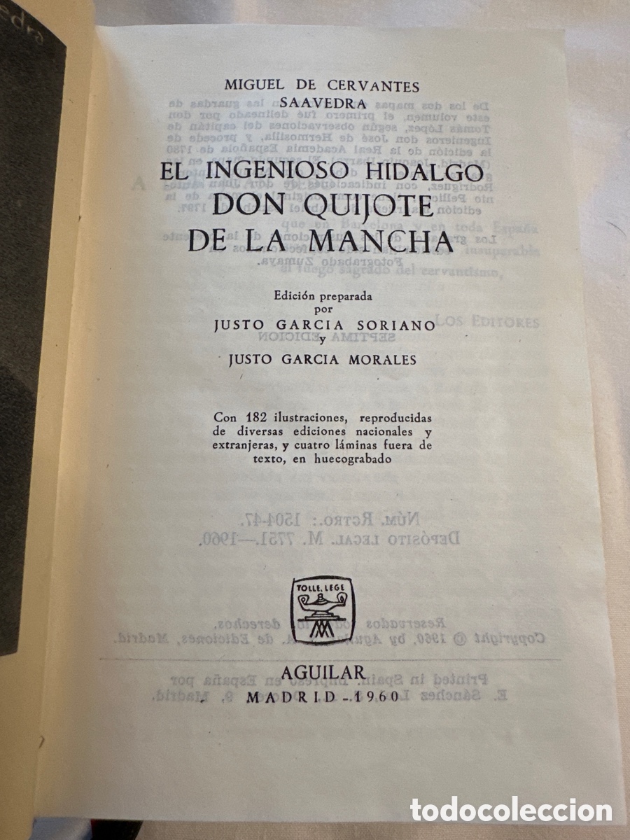 Libros de segunda mano: Don Quijote De La Mancha