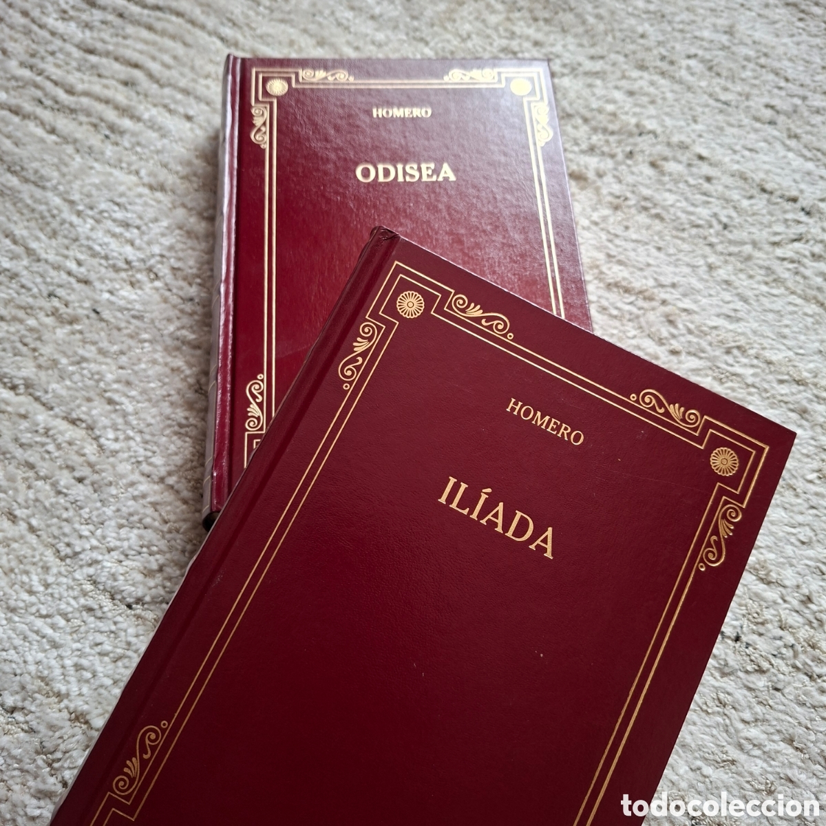 Libros de segunda mano: Homero. Odisea e Il&iacute;ada. Gredos 2006. Dos tomos. Casi nuevos