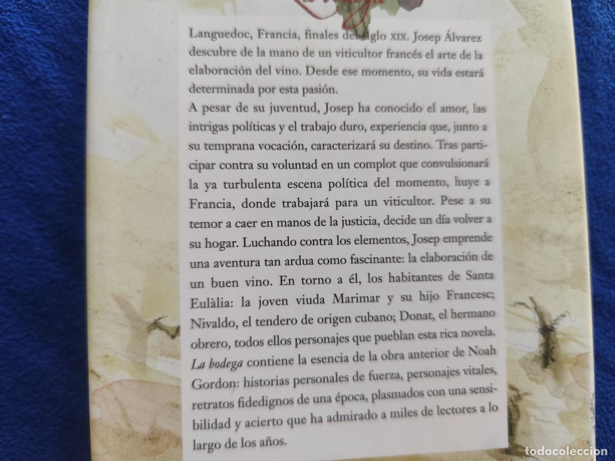 Libros de segunda mano: La Bodega Noah Gordon Editorial Roca 2007 - Foto 4