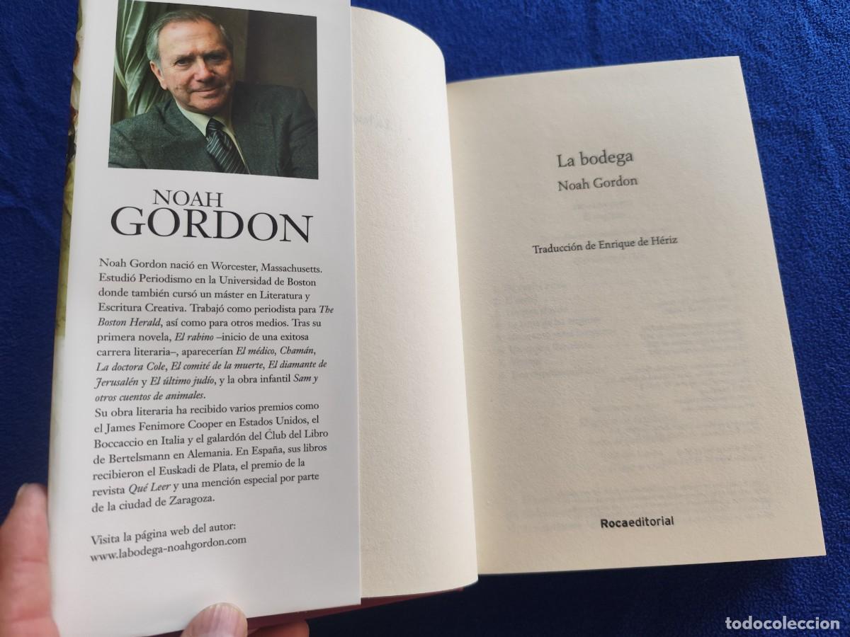 Libros de segunda mano: La Bodega Noah Gordon Editorial Roca 2007 - Foto 6