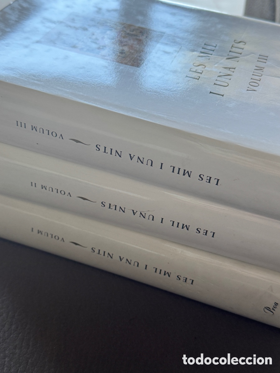 Libros de segunda mano: Les mil i una nits. Proa. Volum I + II+ III Primera edici&oacute;n 1995. Con estuche