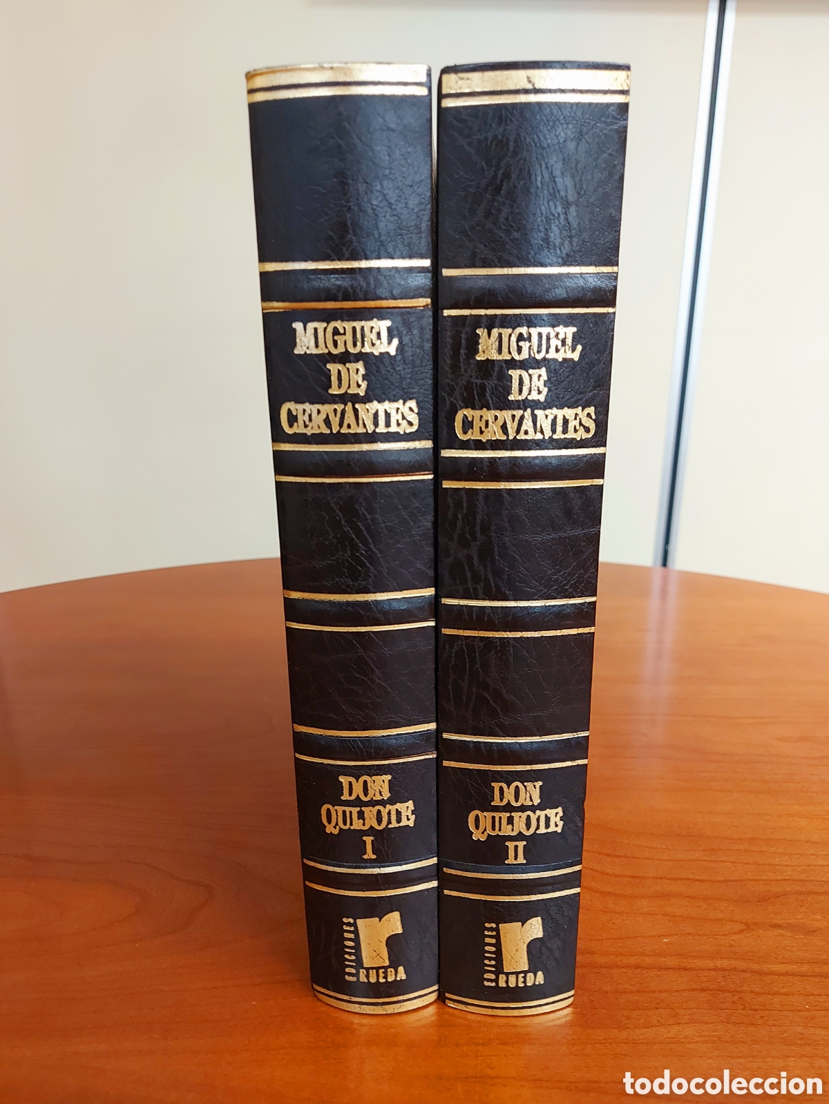 Libros de segunda mano: Miguel de Cervantes, Don Quijote. Edici&oacute;n lujo en 2 tomos, 2007.