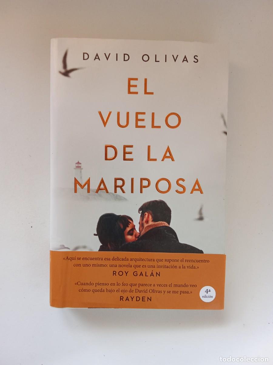 Libros de segunda mano: David Olivas. El vuelo de la mariposa. Dedicatoria del autor - Foto 1