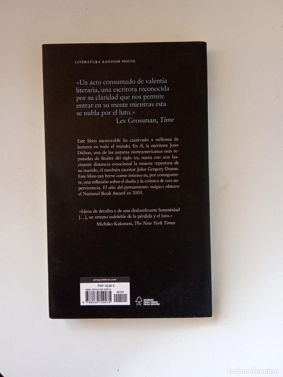 Libros de segunda mano: Joan Didion. El a&ntilde;o del pensamiento m&aacute;gico - Foto 3