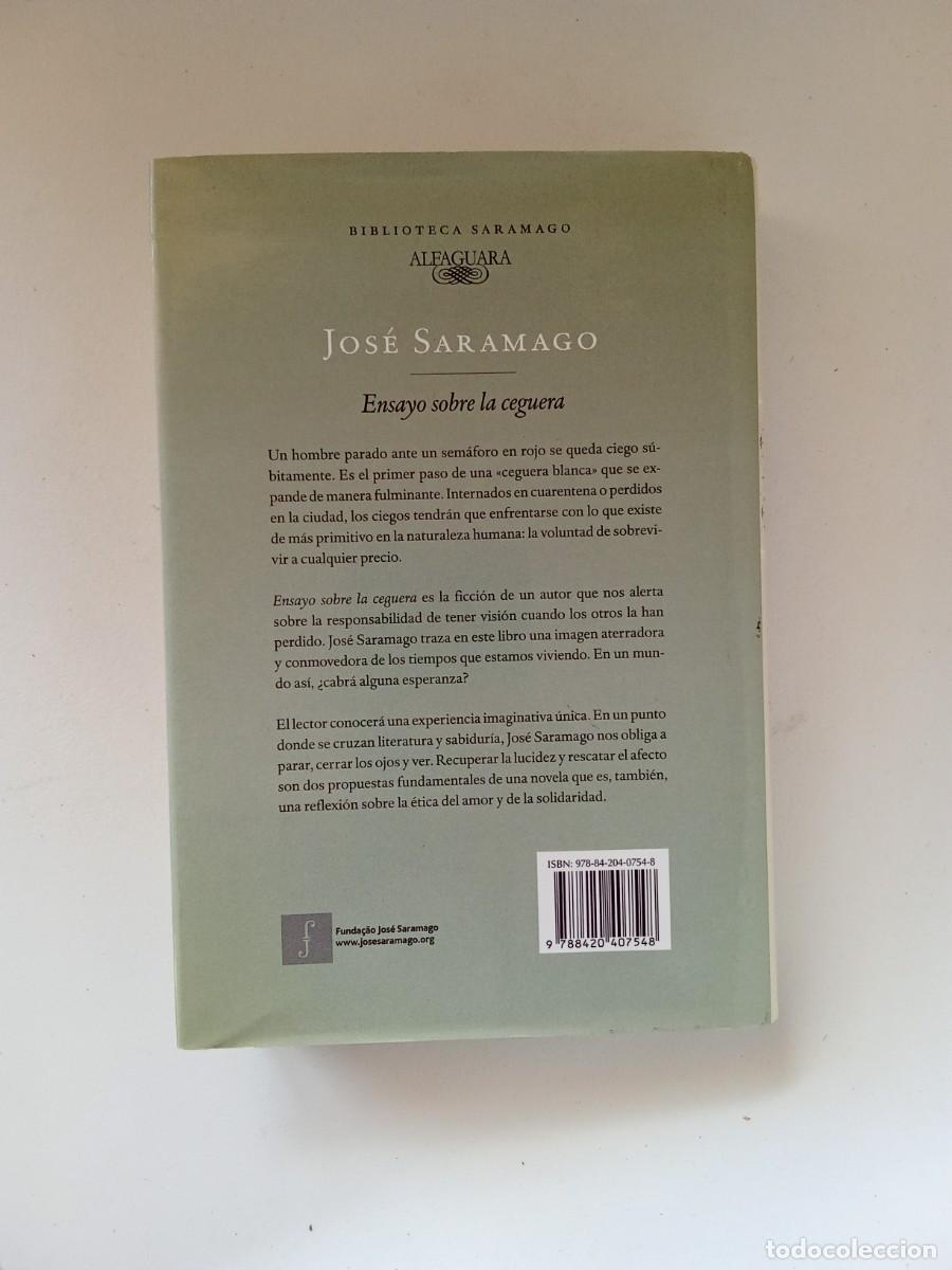 Libros de segunda mano: Jos&eacute; Saramago. Ensayo sobre la ceguera - Foto 3