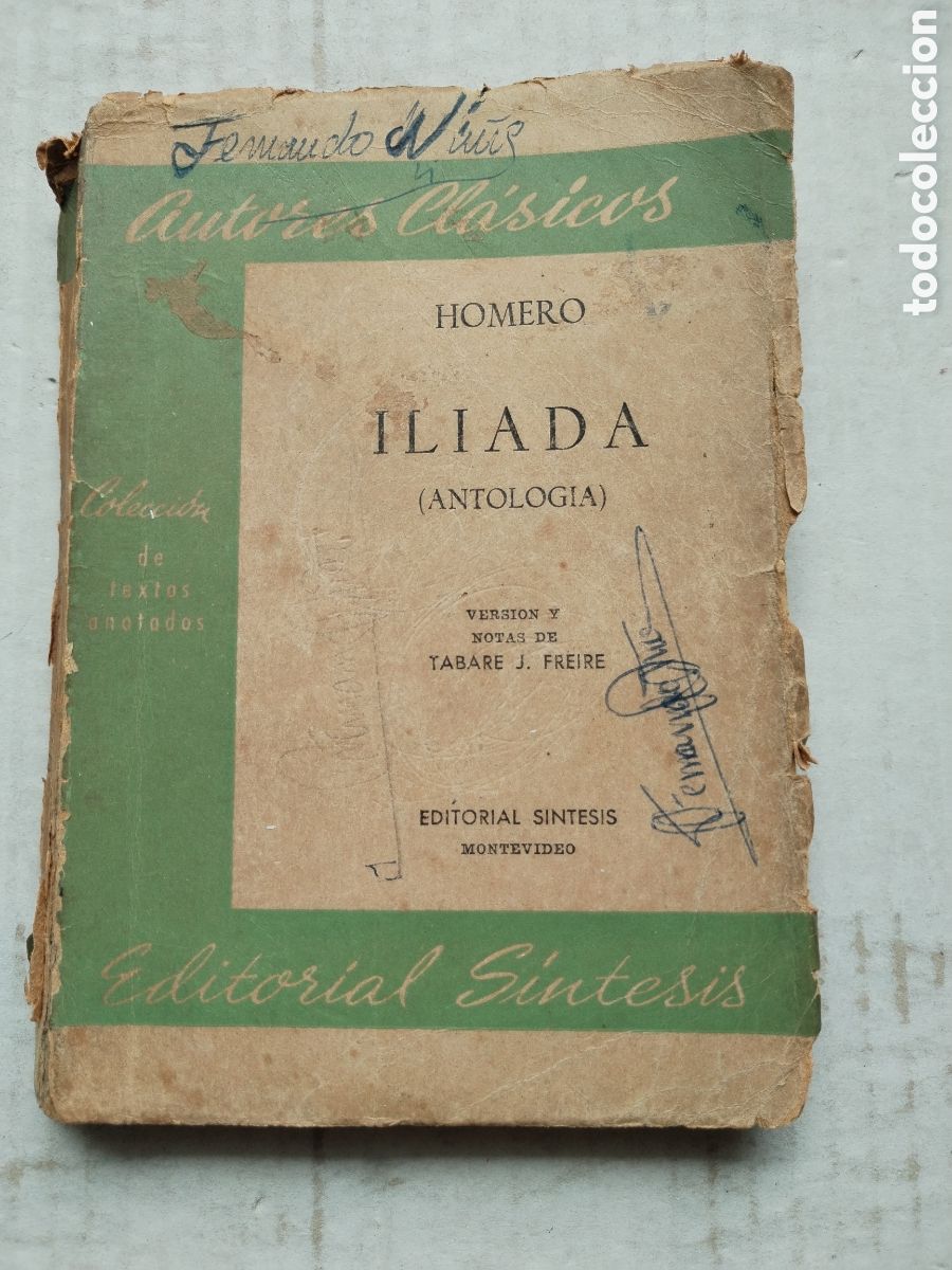 Libros de segunda mano: ILIADA (ANTOLOG&Iacute;A) HOMERO