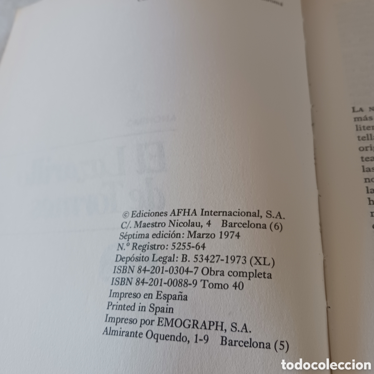 Libros de segunda mano: El Lazarillo de Torres .An&oacute;nimo. - Foto 5