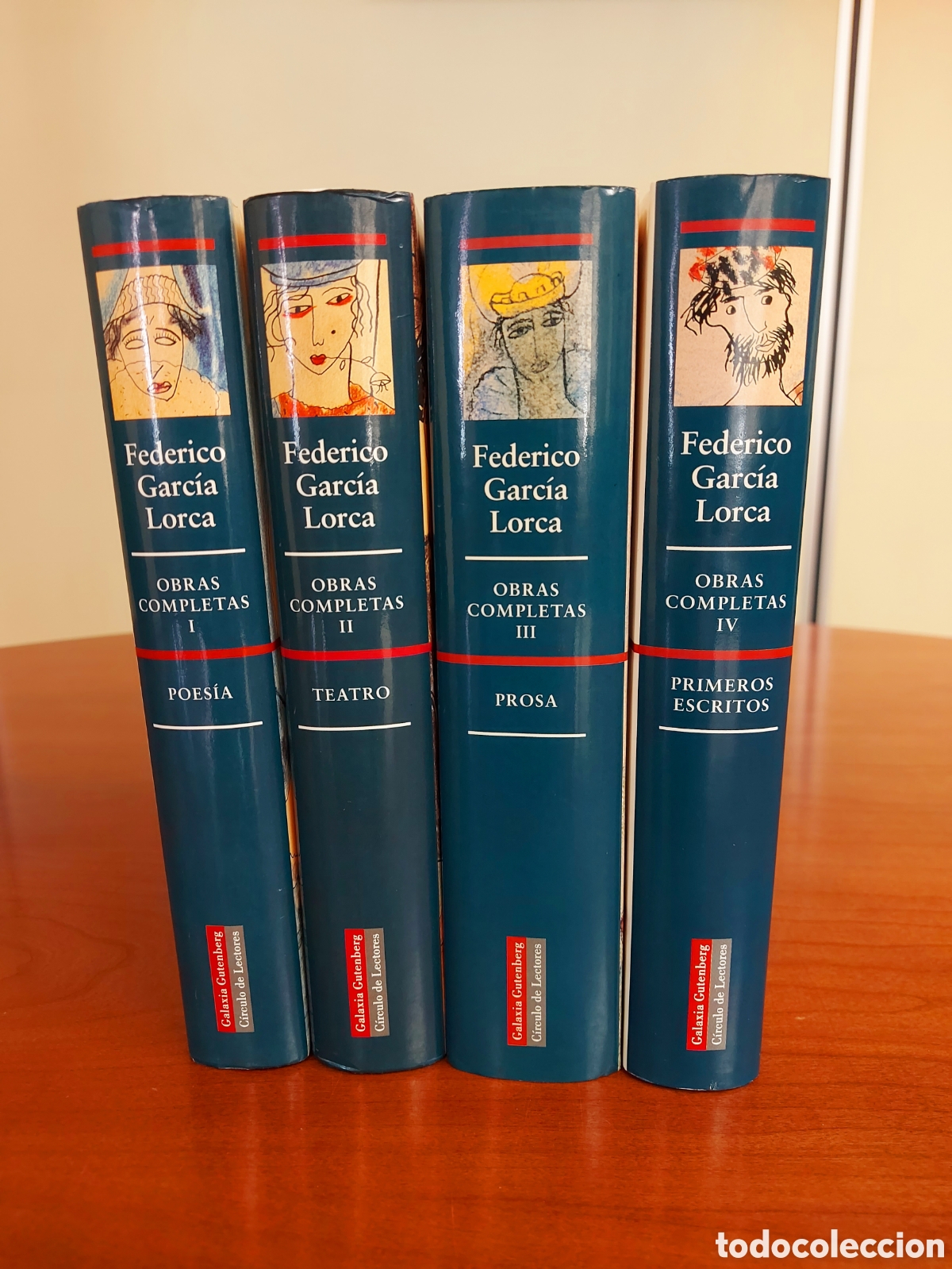 Libros de segunda mano: Federico Garc&iacute;a Lorca, Obras Completas. 4 tomos (completa). Galaxia Gutenberg, 1996.