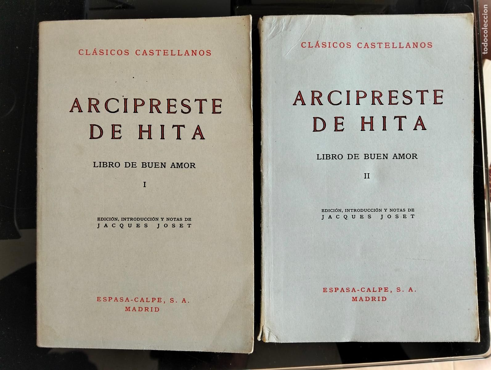 Libros de segunda mano: Literatura. Arcipreste de Hita, Libro de Buen Amor, ed. J. Joset, Espasa, 1974. VISITA CATALOGO L54