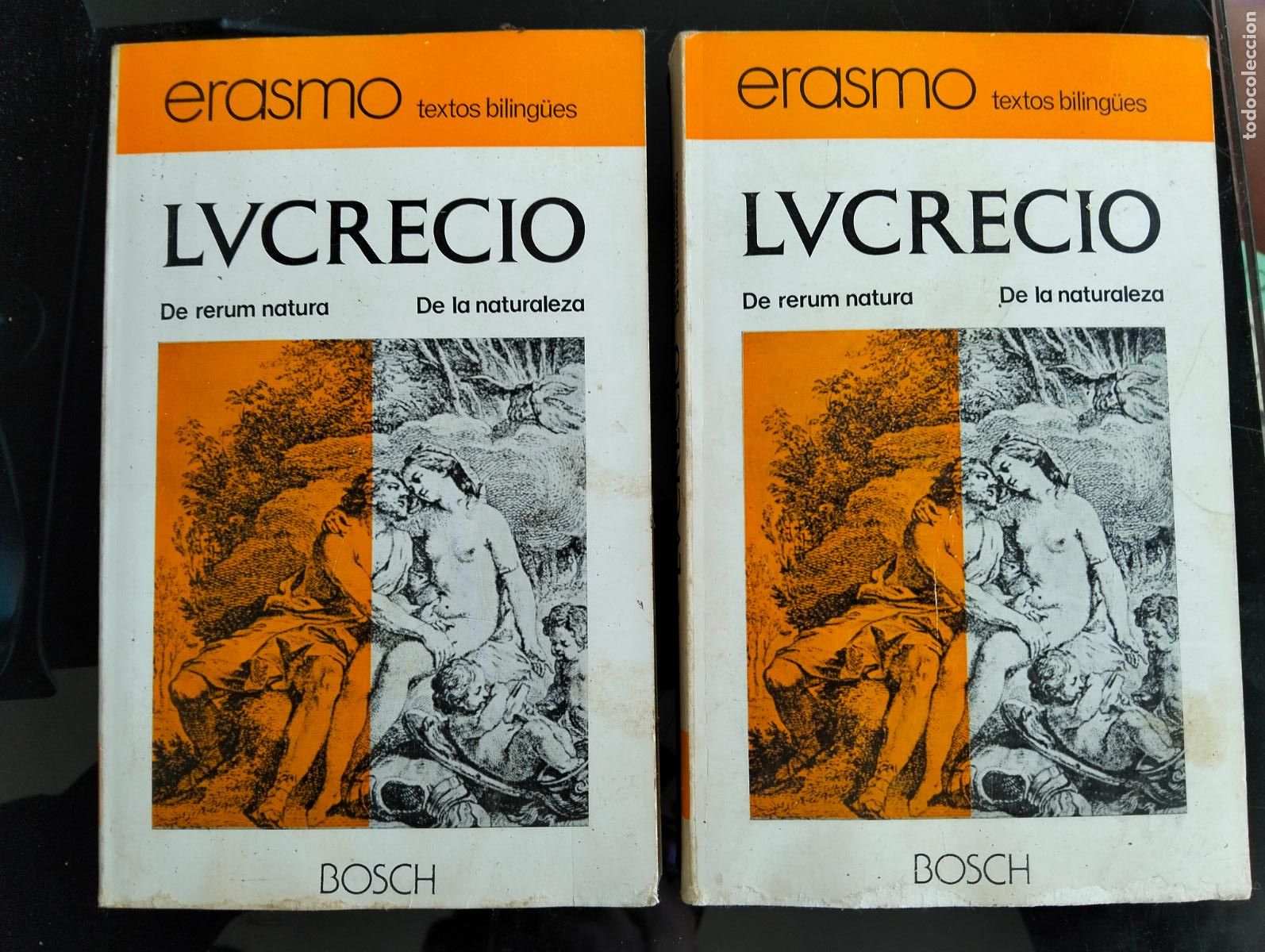 Libros de segunda mano: De Rerum Natura, Lucrecio. Ed. Bilingue, ed. Bosch. Obra completa, 1976 VISITA MI CATALOGO L54