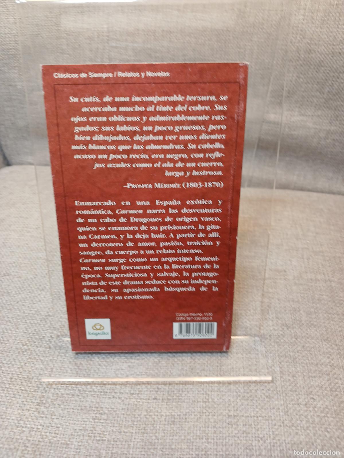 Libros de segunda mano: Carmen - Prosper M&eacute;rim&eacute;e - Foto 3