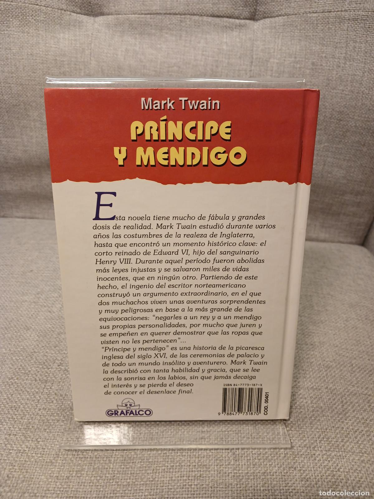 Libros de segunda mano: Pr&iacute;ncipe y mendigo - Mark Twain - Foto 3