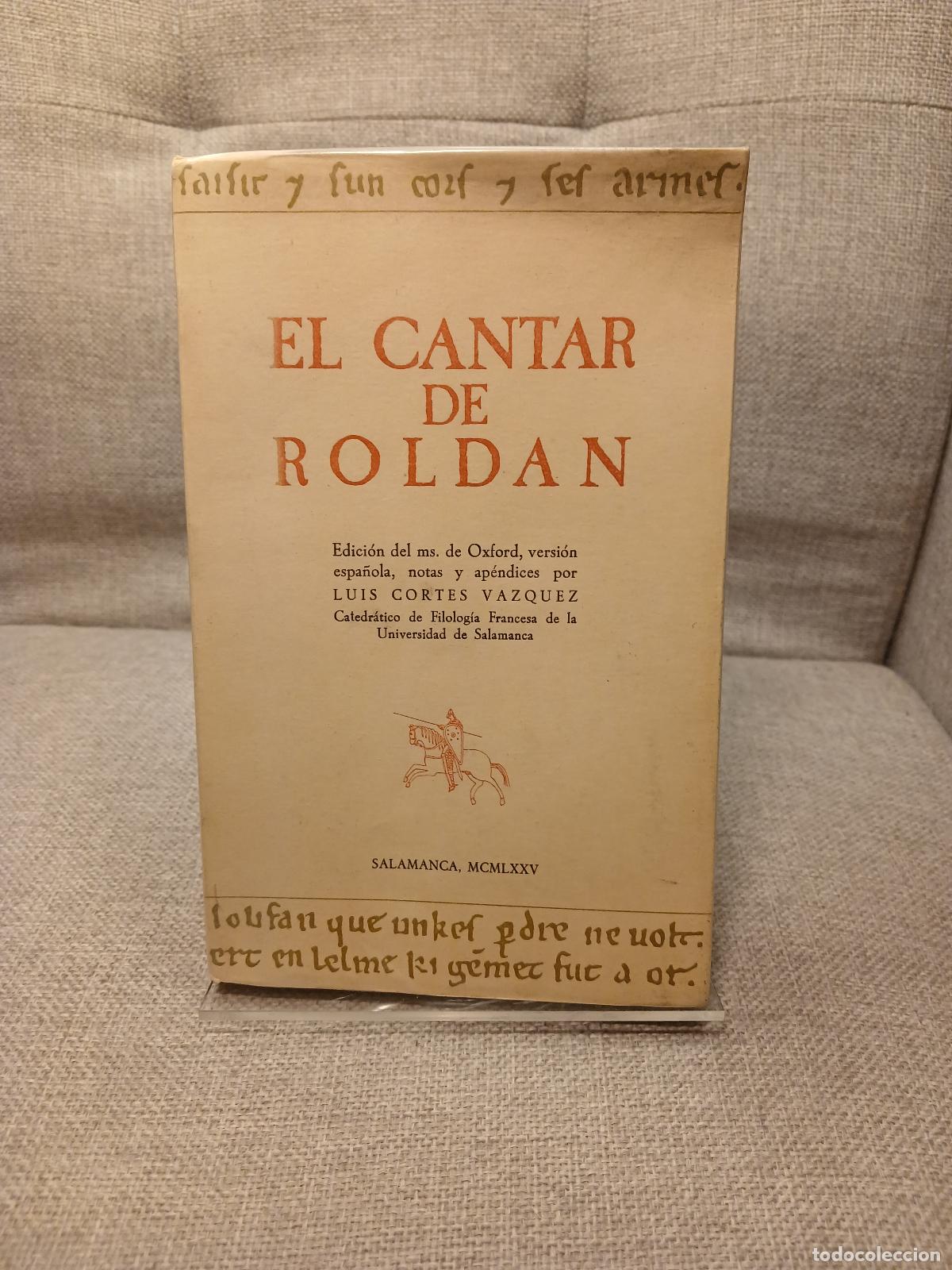 Libri di seconda mano: El cantar de Roldán - Luis Cortes V&aacute;zquez