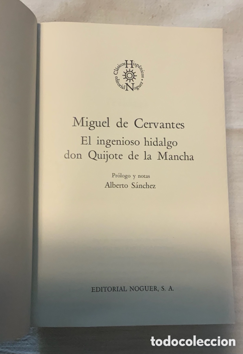 Libros de segunda mano: El ingenioso hidalgo Don Quijote de la Mancha. - Foto 3