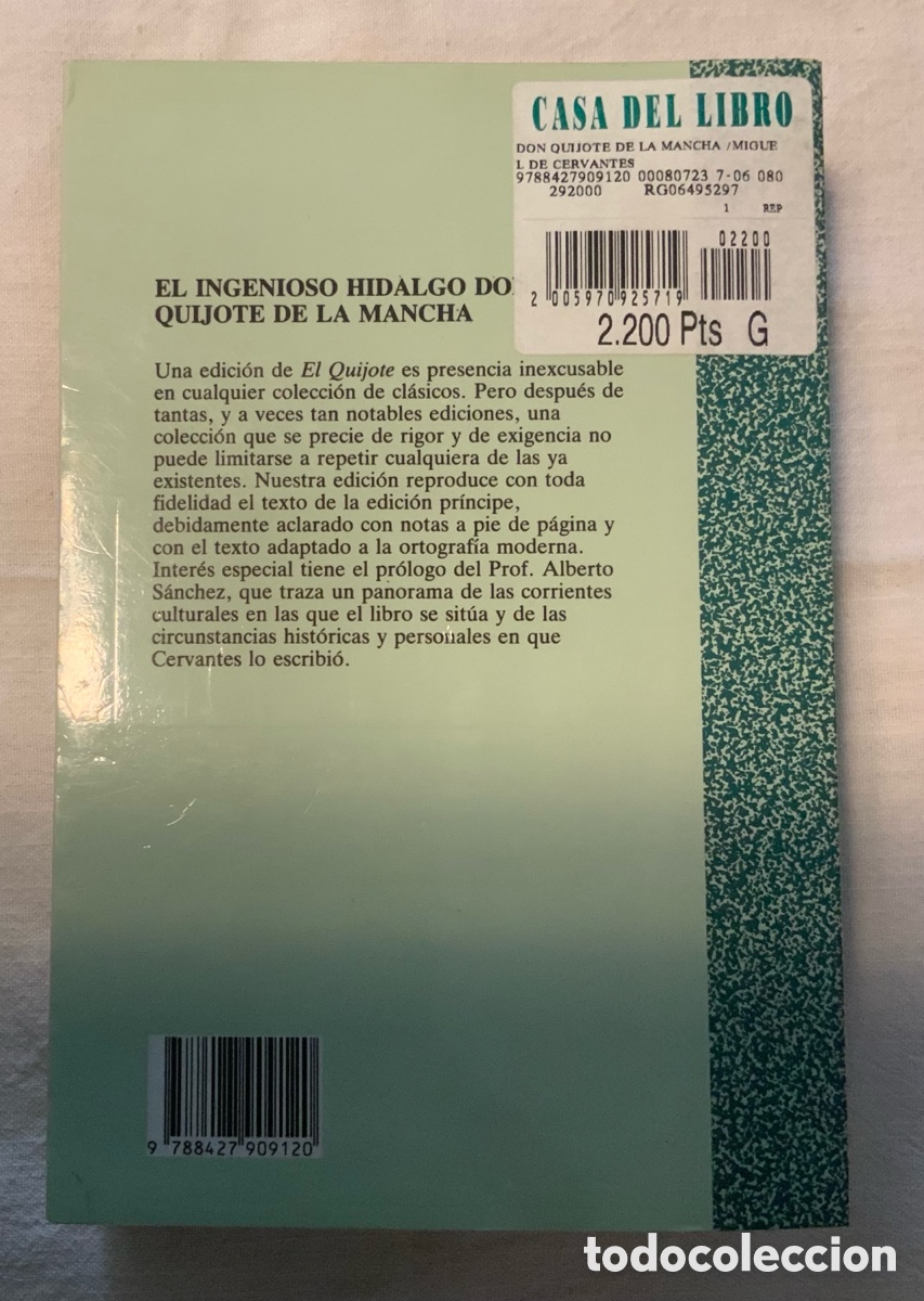 Libros de segunda mano: El ingenioso hidalgo Don Quijote de la Mancha. - Foto 5