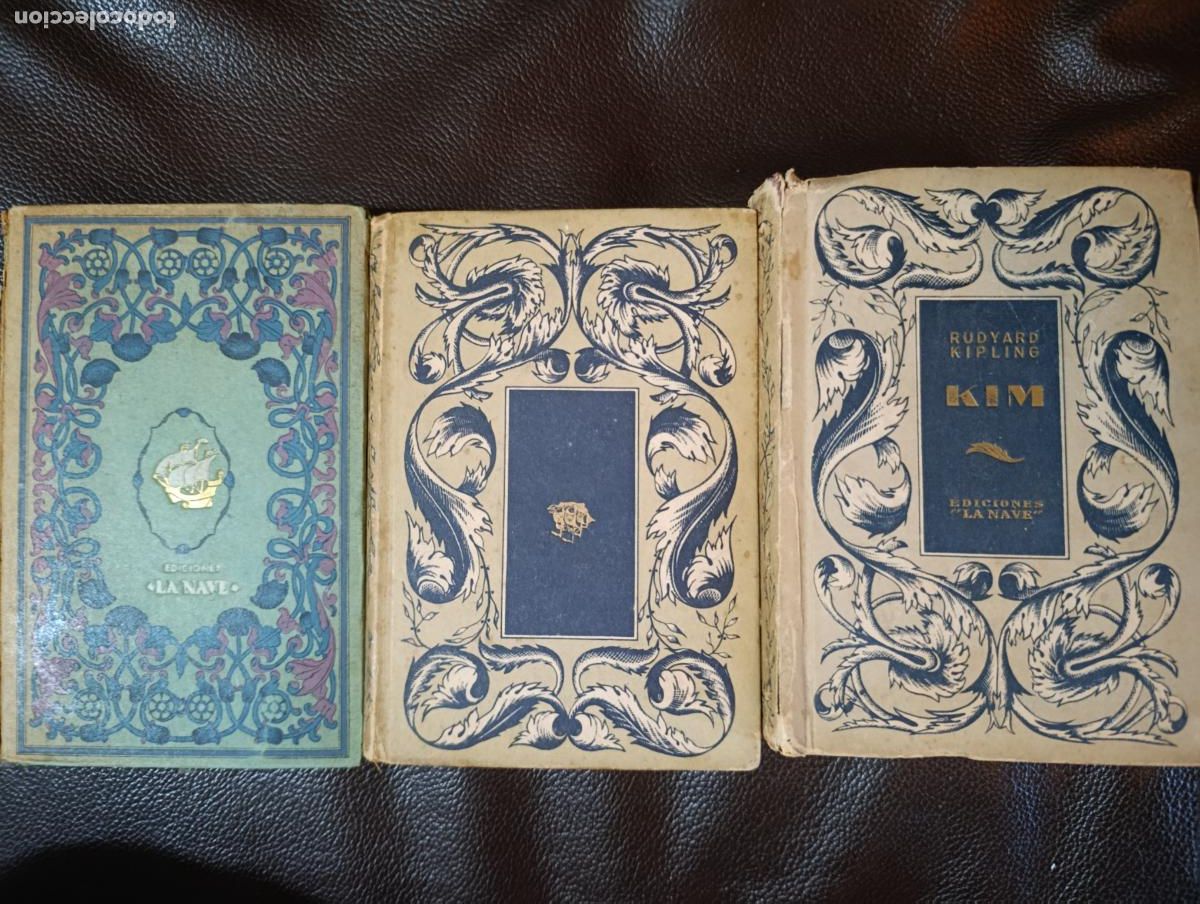 Libros de segunda mano: LOTE 3 OBRAS RUDYARD KIPLING Y ROBERT LOUIS STEVENSON KIM - EN TINIEBLAS - TRES NARRACIONES MARAVILL