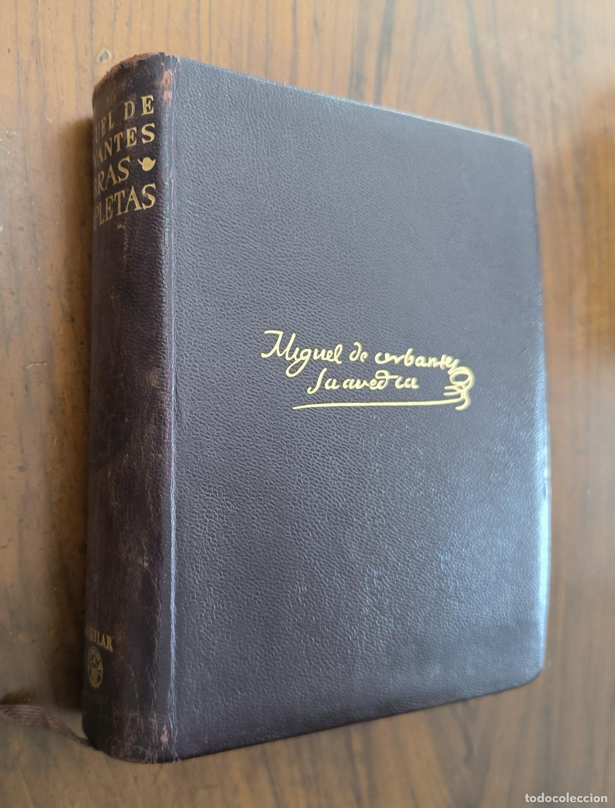 Libros de segunda mano: MIGUEL DE CERVANTES - OBRAS COMPLETAS - 1956 - Foto 1