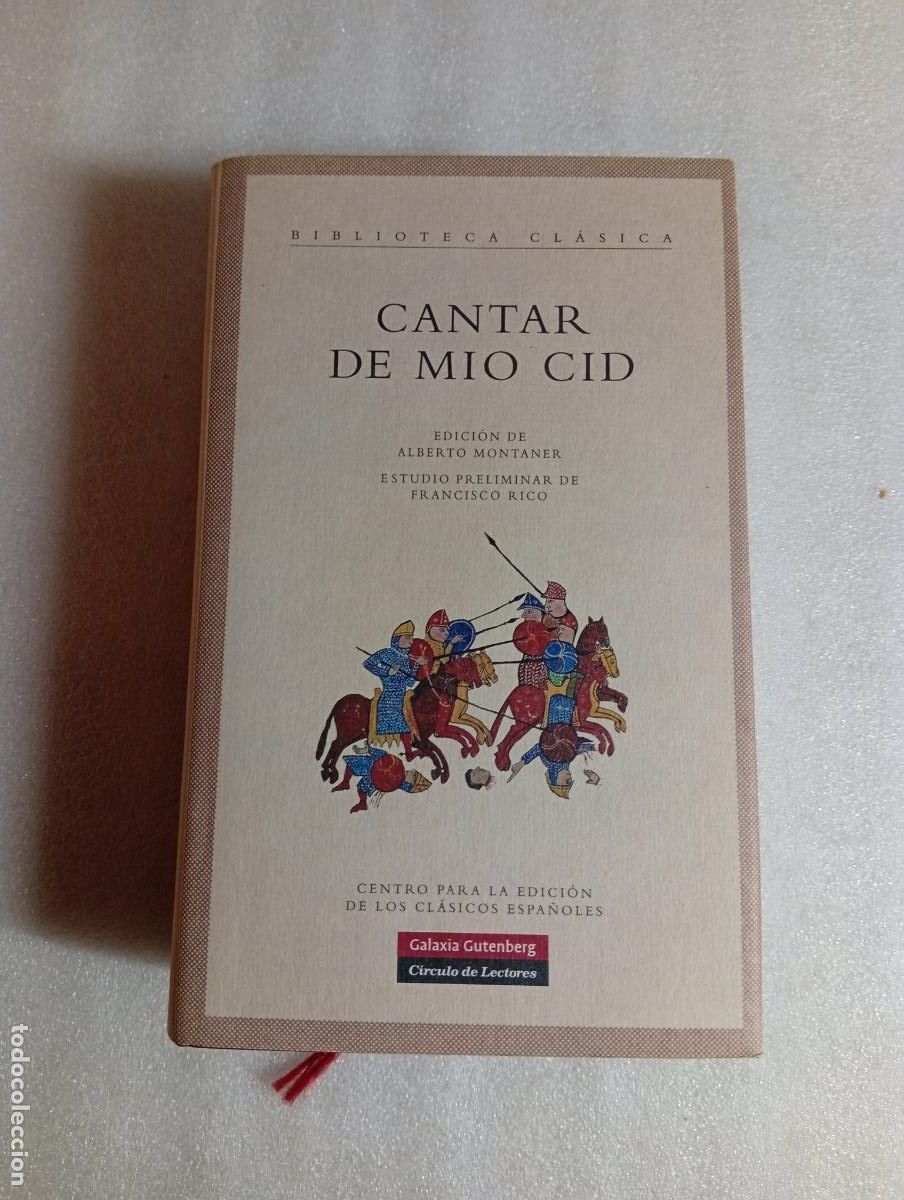 Libros de segunda mano: CANTAR DE MIO CID - ALBERTO MONTANER GALAXIA GUTENBERG