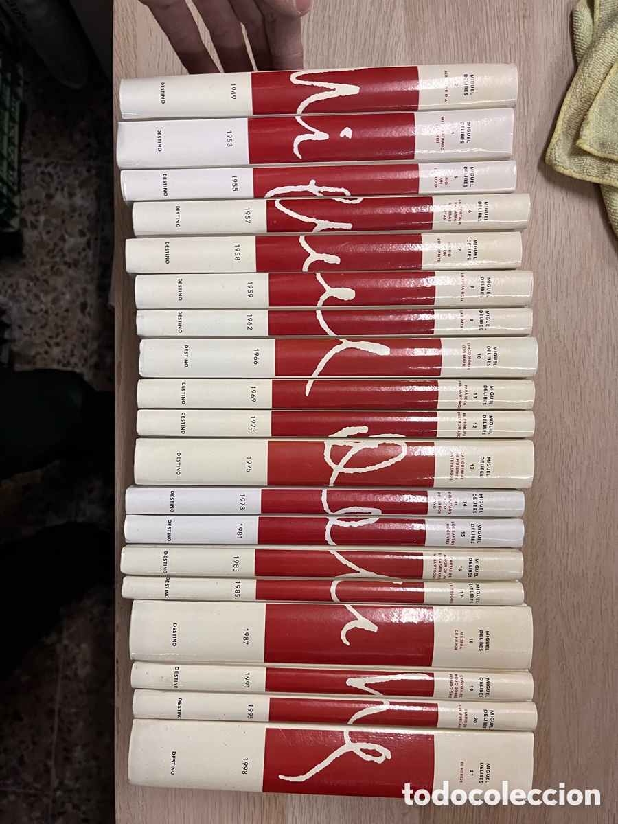 Libros de segunda mano: Lote de libros Miguel Delibes (destino) en tapa dura - hereje tesoro hoja roja a&uacute;n es de d&iacute;a&hellip;