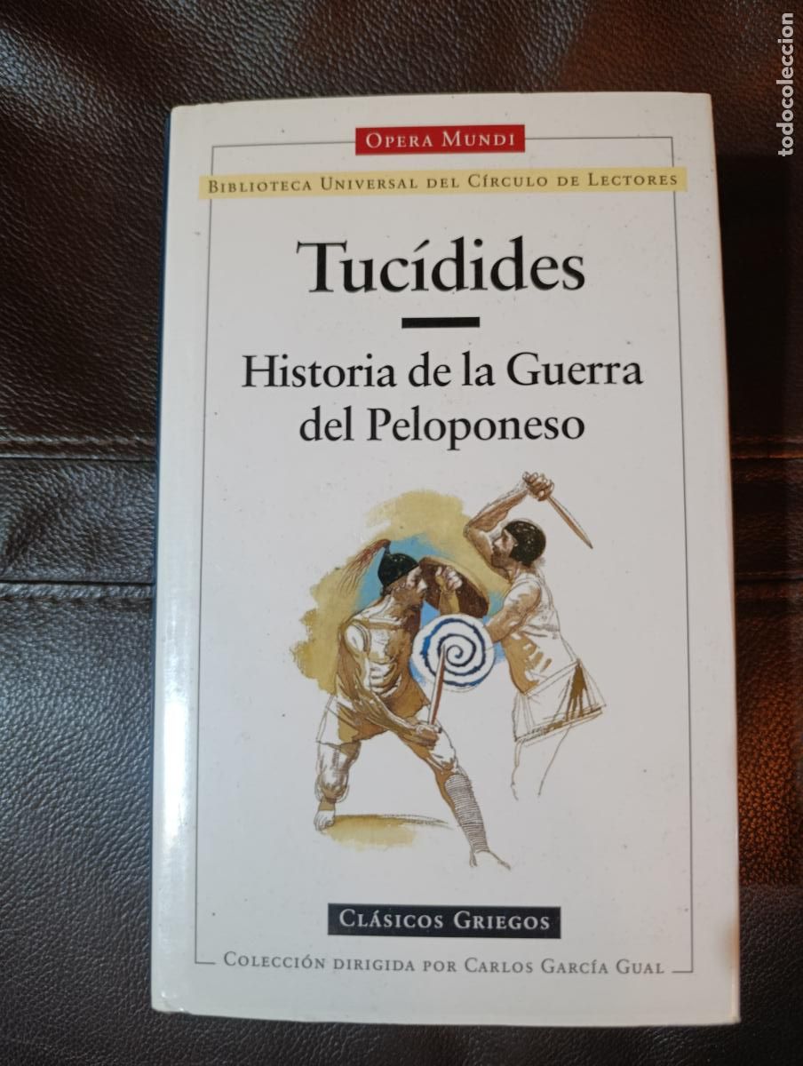 Libros de segunda mano: TUCIDIDES HISTORIA DE LA GUERRA DEL PELOPONESO OPERA MUNDI