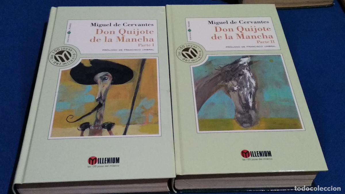 Libros de segunda mano: DON QUIJOTE DE LA MANCHA - PARTE I Y II MIGUEL DE CERVANTES COLECCION MILLENIUM - Foto 1