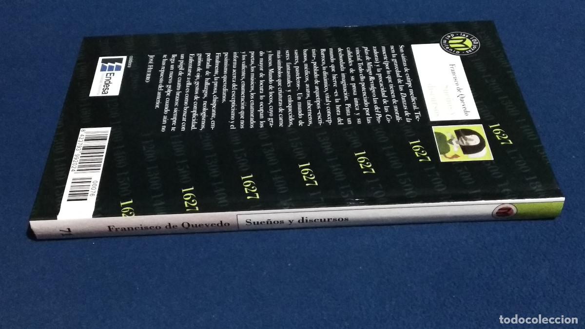 Libros de segunda mano: SUE&Ntilde;OS Y DISCURSOS - FRANCISCO DE QUEVEDO . Colecci&oacute;n Millenium n&ordm; 71 - - Foto 2