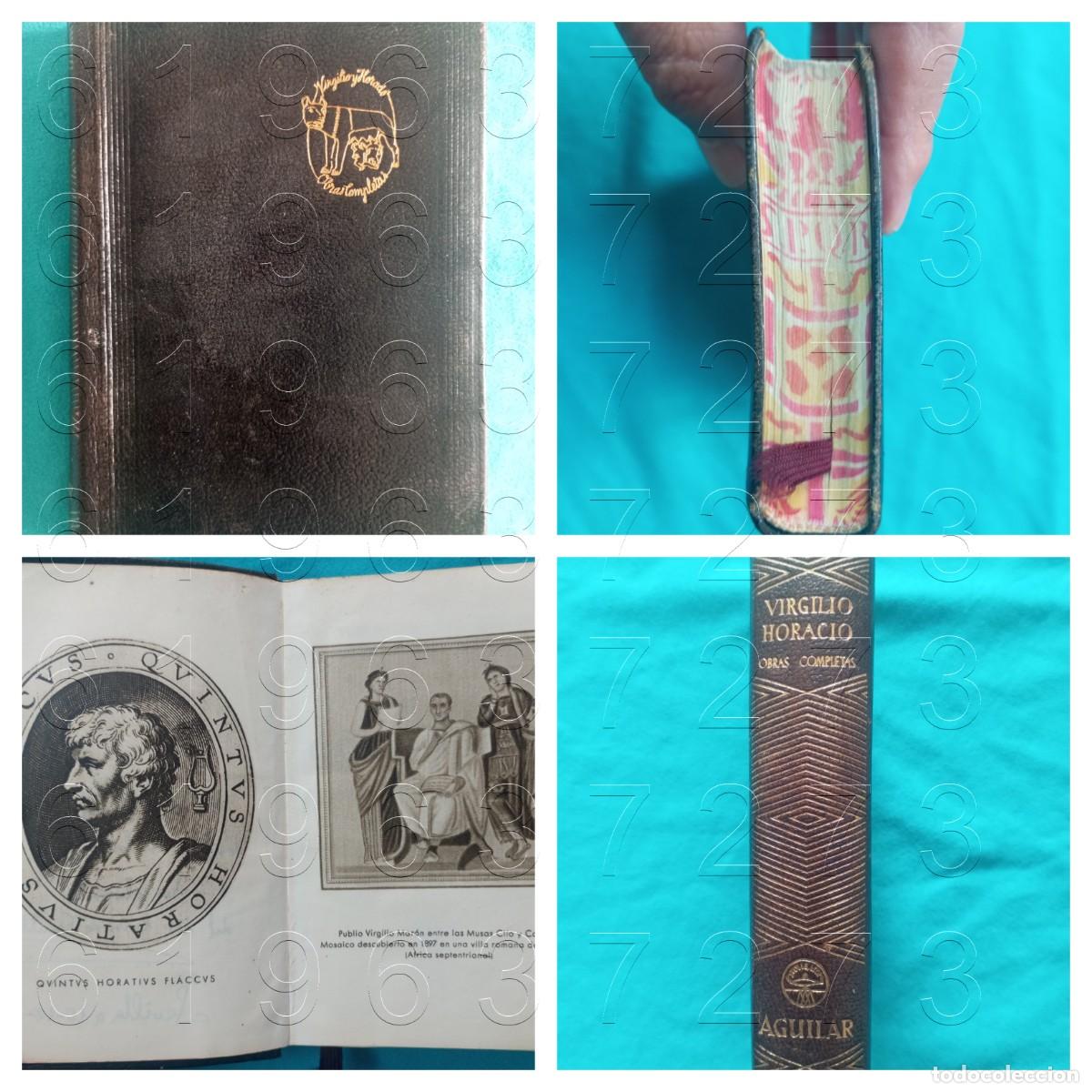 Libros de segunda mano: VIRGILIO HORACIO OBRAS COMPLETAS AGUILAR COLECCION JOYA 1&ordf; ED 1945 U94