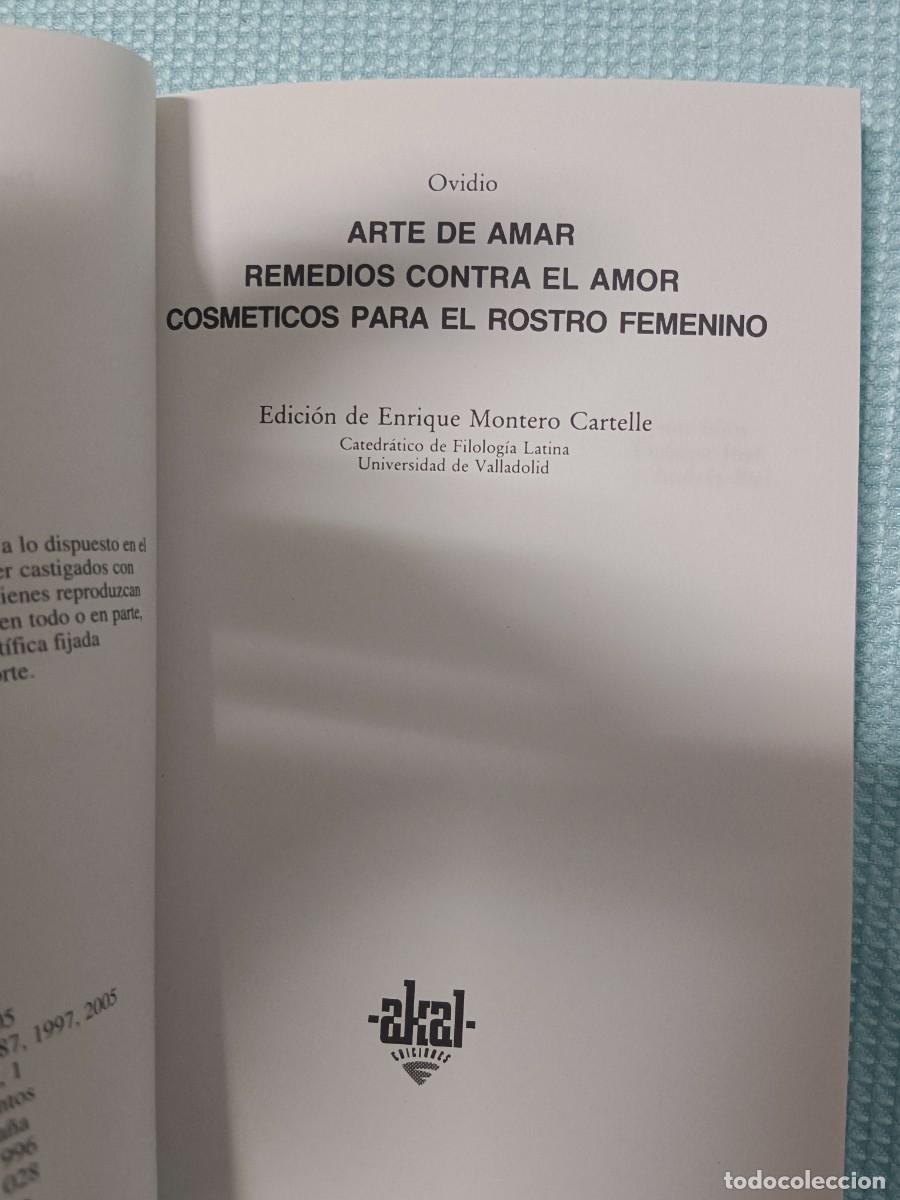 Libros de segunda mano: EL ARTE DE AMAR OVIDIO - Foto 5