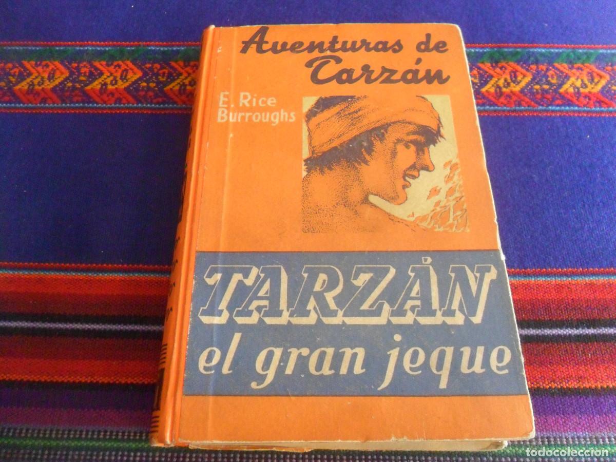 Libros de segunda mano: LOTE 7 NOVELAS AVENTURAS DE TARZAN DE BURROUGHS. EDITORIAL GUSTAVO GILI 1942.