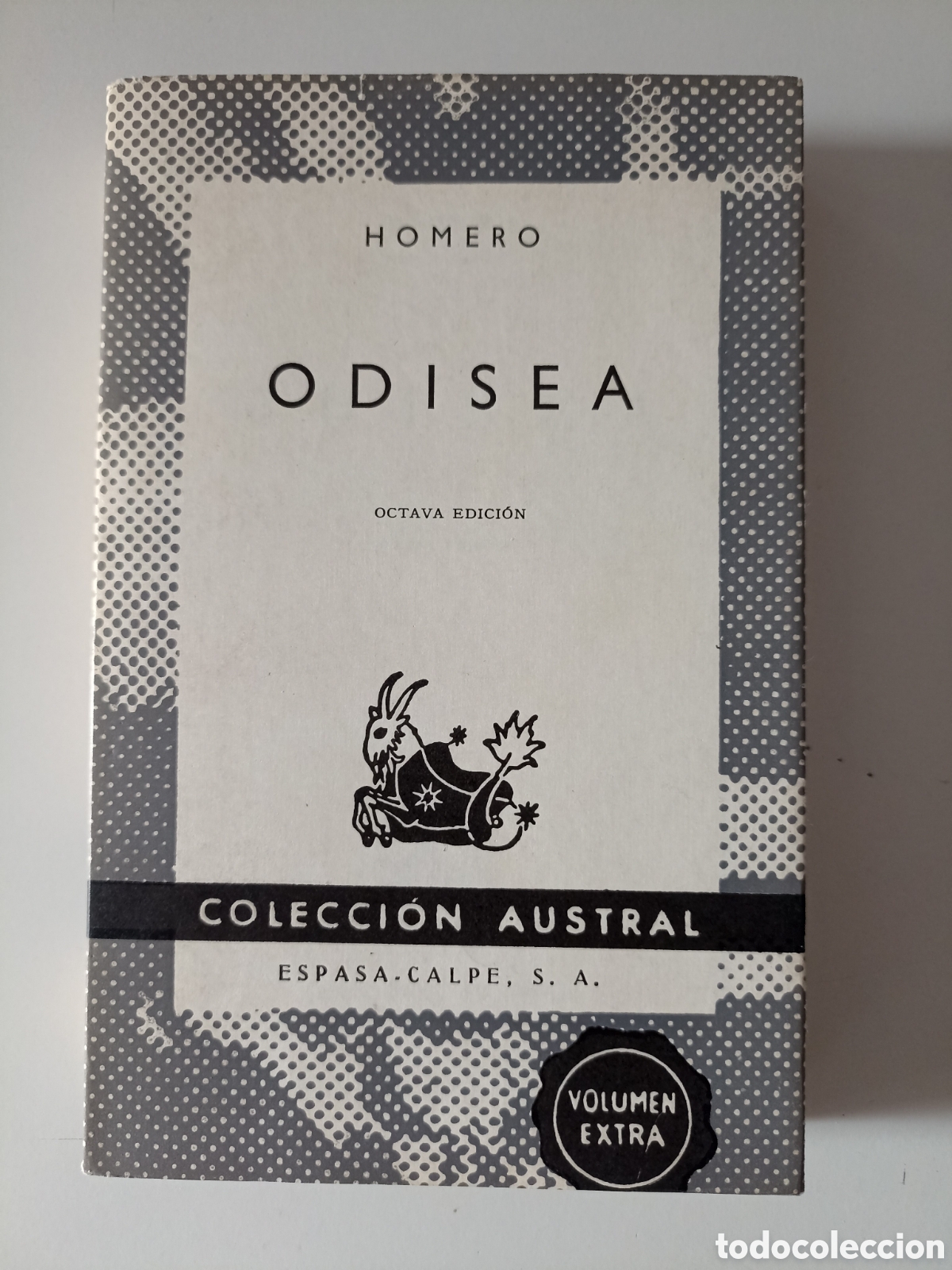 Libros de segunda mano: Homero - Odisea (Austral, Espasa Calpe, 1970) Octava edici&oacute;n. Versi&oacute;n de Luis Segal&aacute;