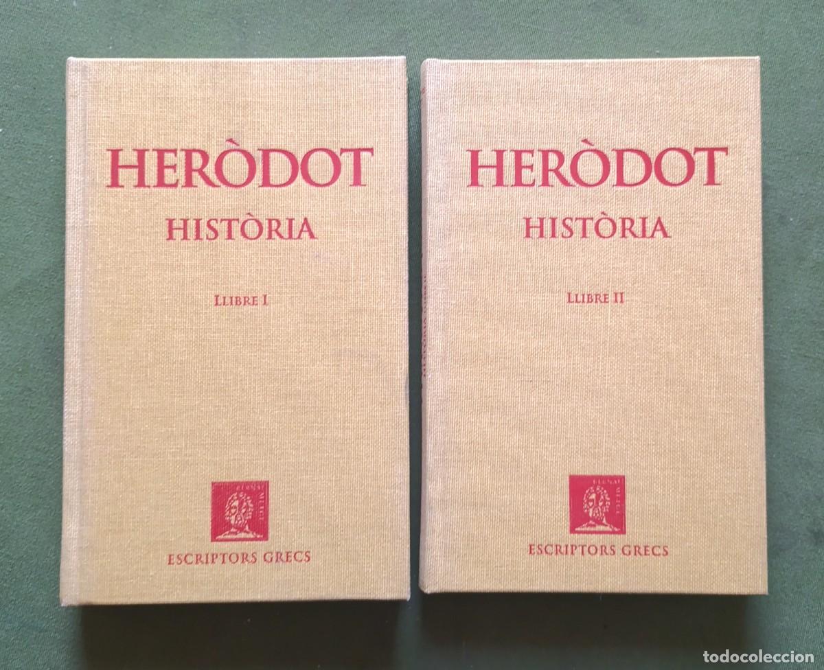 Libros de segunda mano: HER&Ograve;DOT - HIST&Ograve;RIA - 2 VOLUMS - ESCRIPTORS GRECS - TEXT I TRADUCCI&Oacute; - D20
