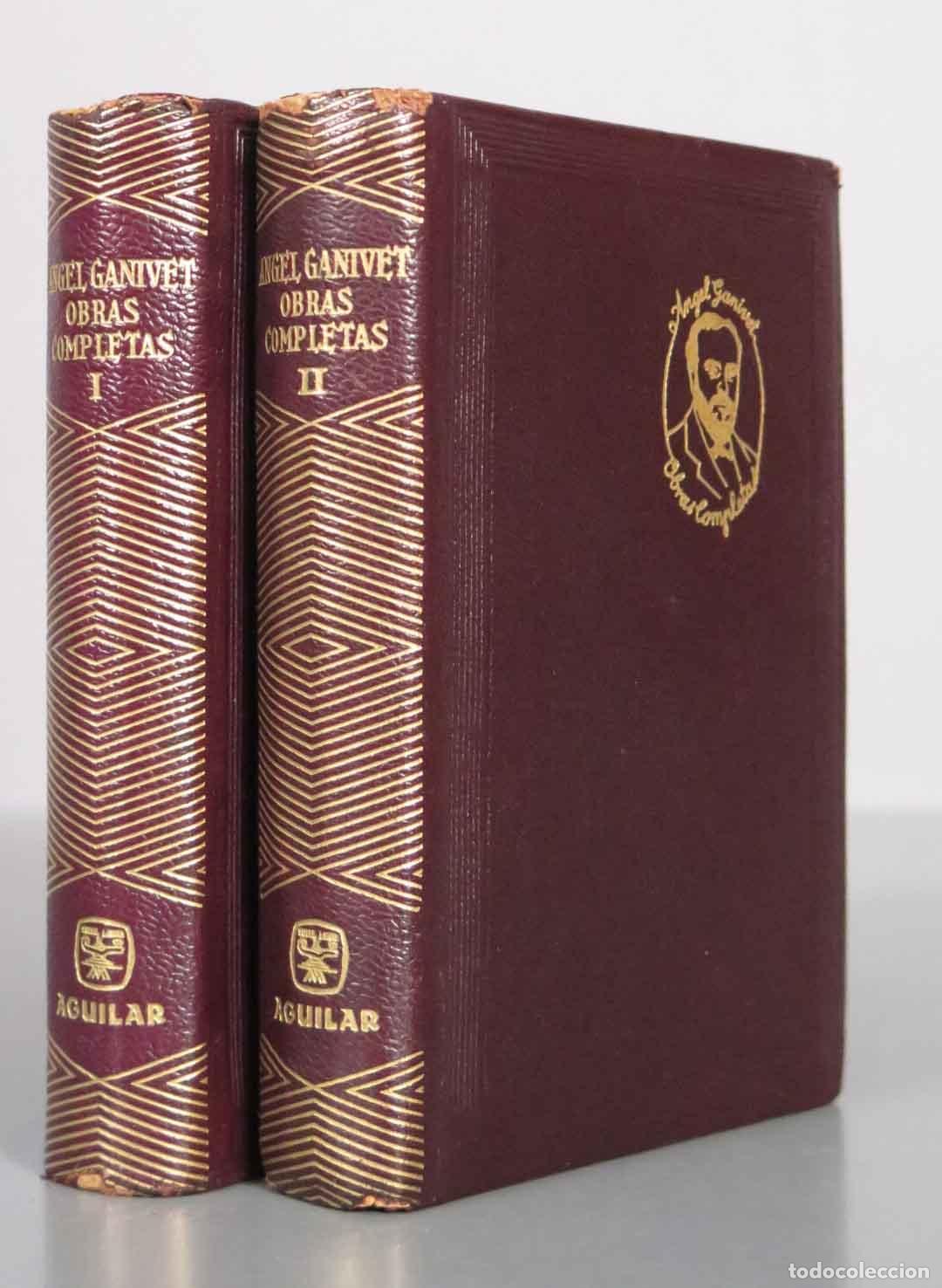 Libros de segunda mano: Obras Completas - &Aacute;ngel Ganivet - Aguilar 2 TOMOS