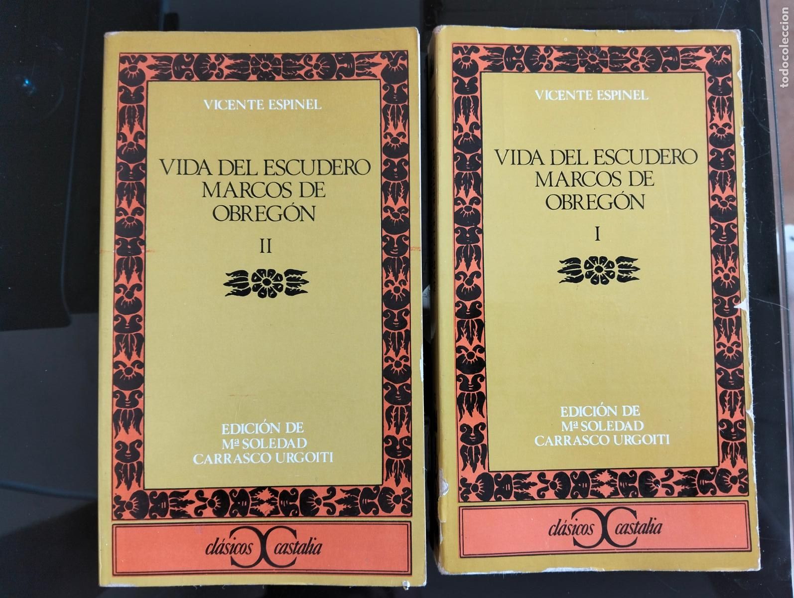 Libros de segunda mano: Literatura Medieval. Vida del Escudero Marcos de Obregon, Vicente Espinel, Castalia, 1972 L54