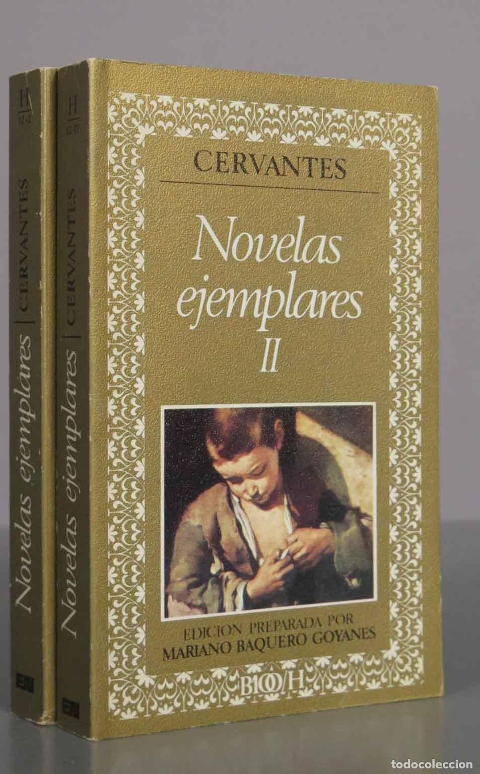 Libros de segunda mano: Novelas ejemplares - Miguel de Cervantes Saavedra - 2 TOMOS