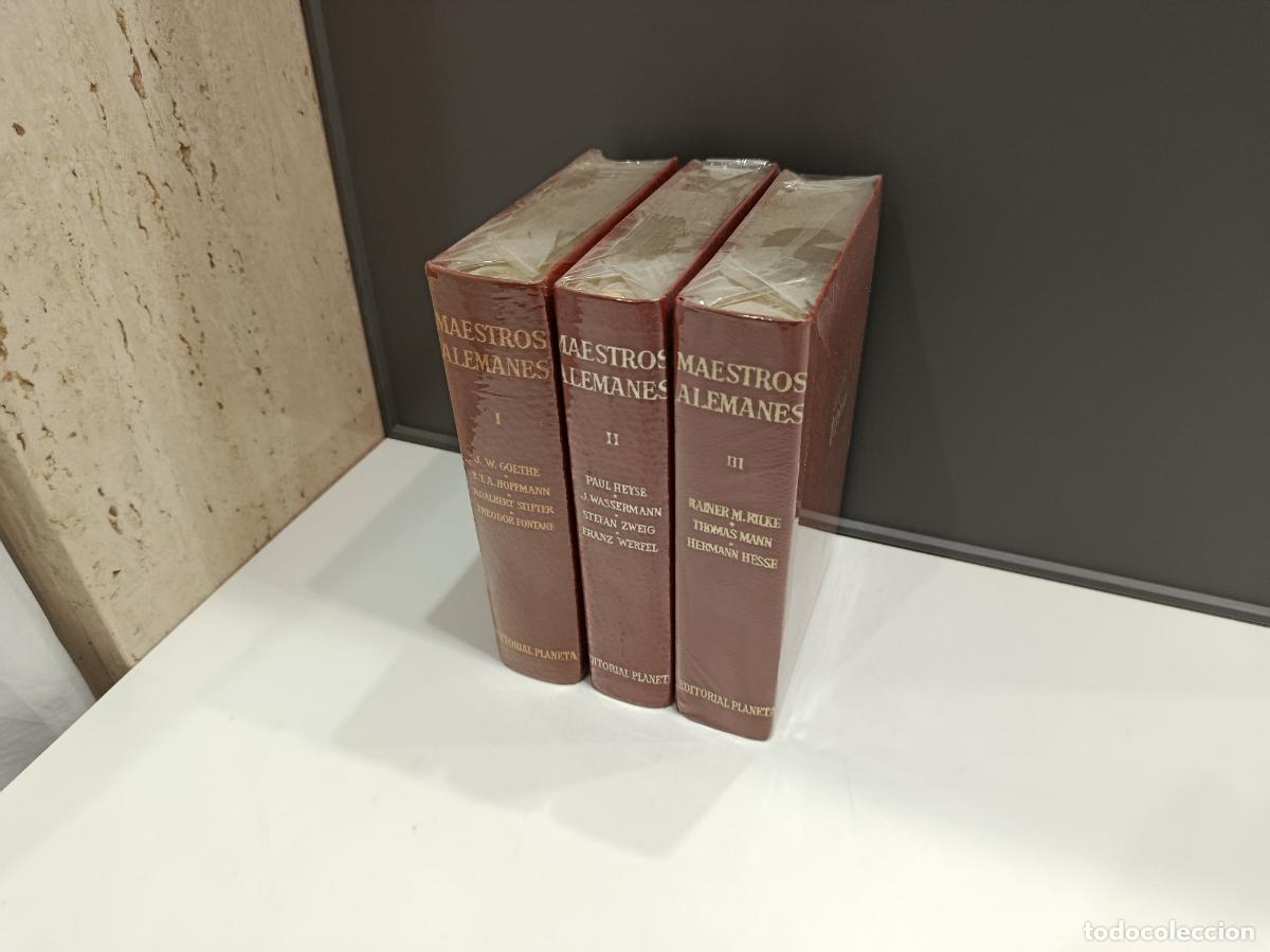 Libros de segunda mano: MAESTROS ALEMANES - EDITORIAL PLANETA - 3 TOMOS OBRA COMPLETA - PRECINTADOS RARISIMO ASI
