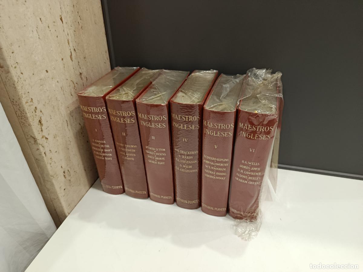 Libros de segunda mano: MAESTROS INGLESES - EDITORIAL PLANETA - 6 TOMOS OBRA COMPLETA - PRECINTADOS RARISIMO ASI