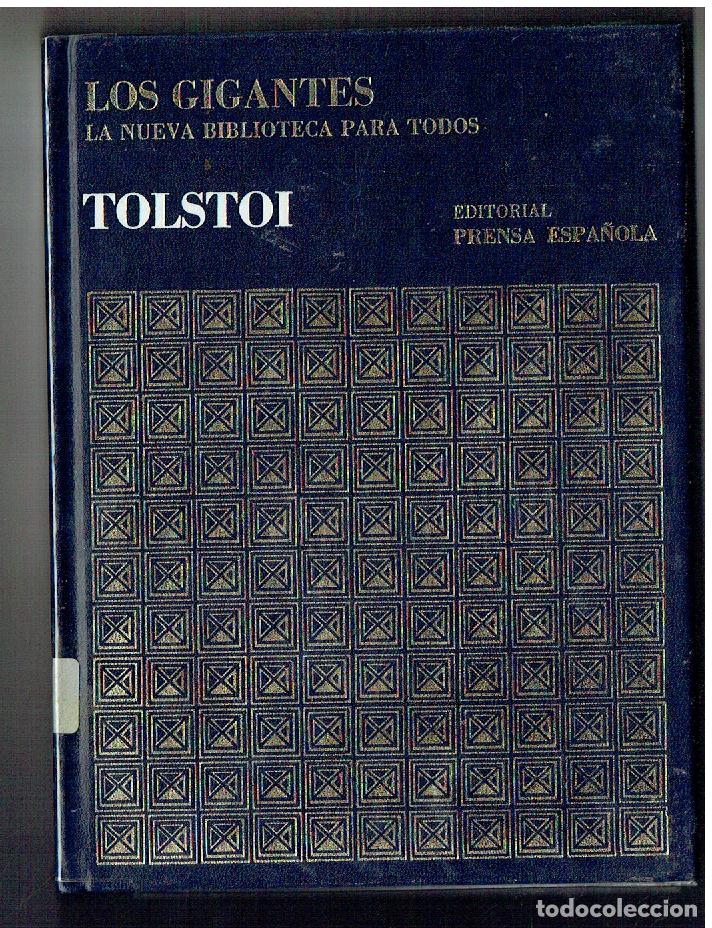 Libros de segunda mano: LOS GIGANTES. N&ordm; 20. TOLSTOI. BIBLIOTECA PARA TODOS. PRENSA ESPA&Ntilde;OLA. (Z/2)