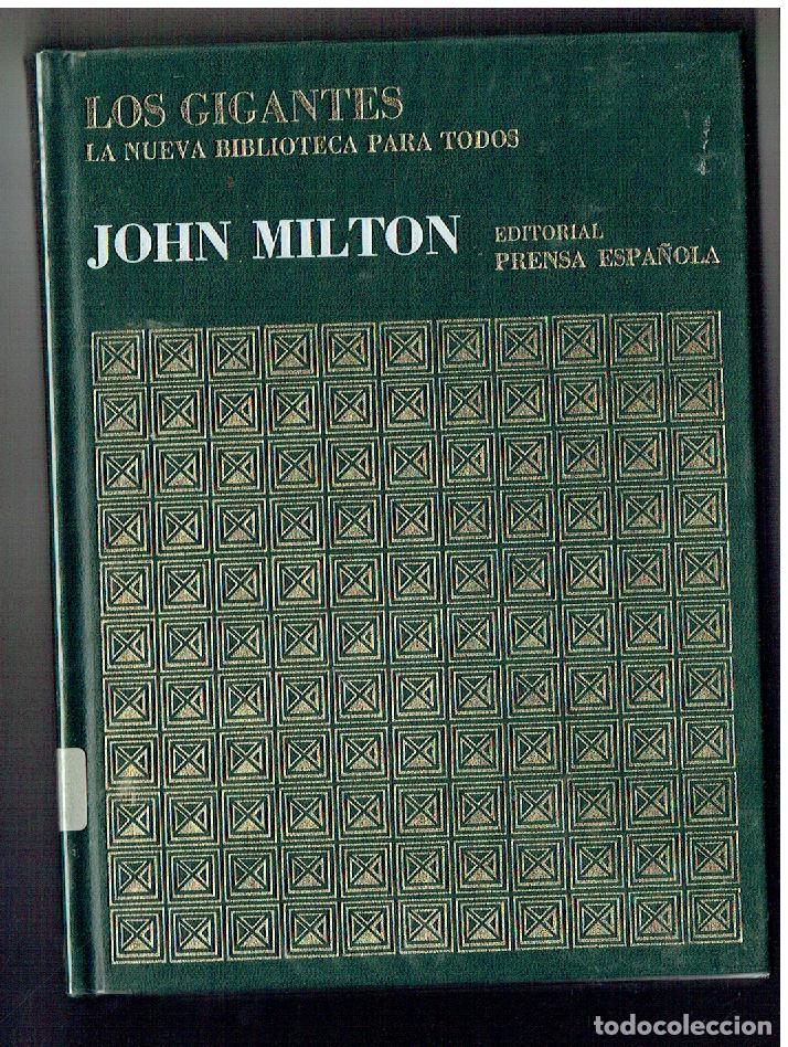 Libros de segunda mano: LOS GIGANTES. N&ordm; 14. JOHN MILTON. BIBLIOTECA PARA TODOS. PRENSA ESPA&Ntilde;OLA. (Z/2)