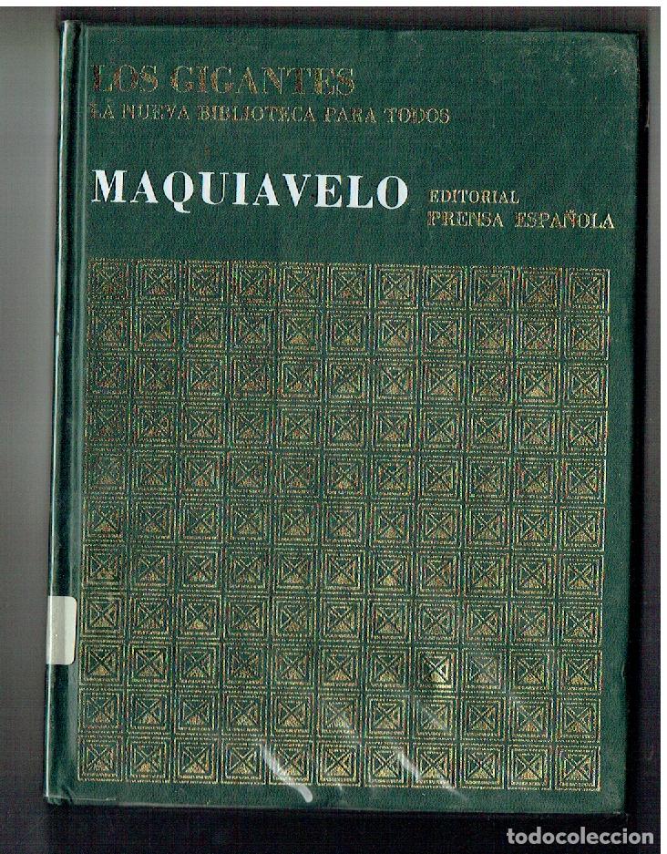 Libros de segunda mano: LOS GIGANTES. N&ordm; 6. MAQUIAVELO. BIBLIOTECA PARA TODOS. PRENSA ESPA&Ntilde;OLA. (Z/2)