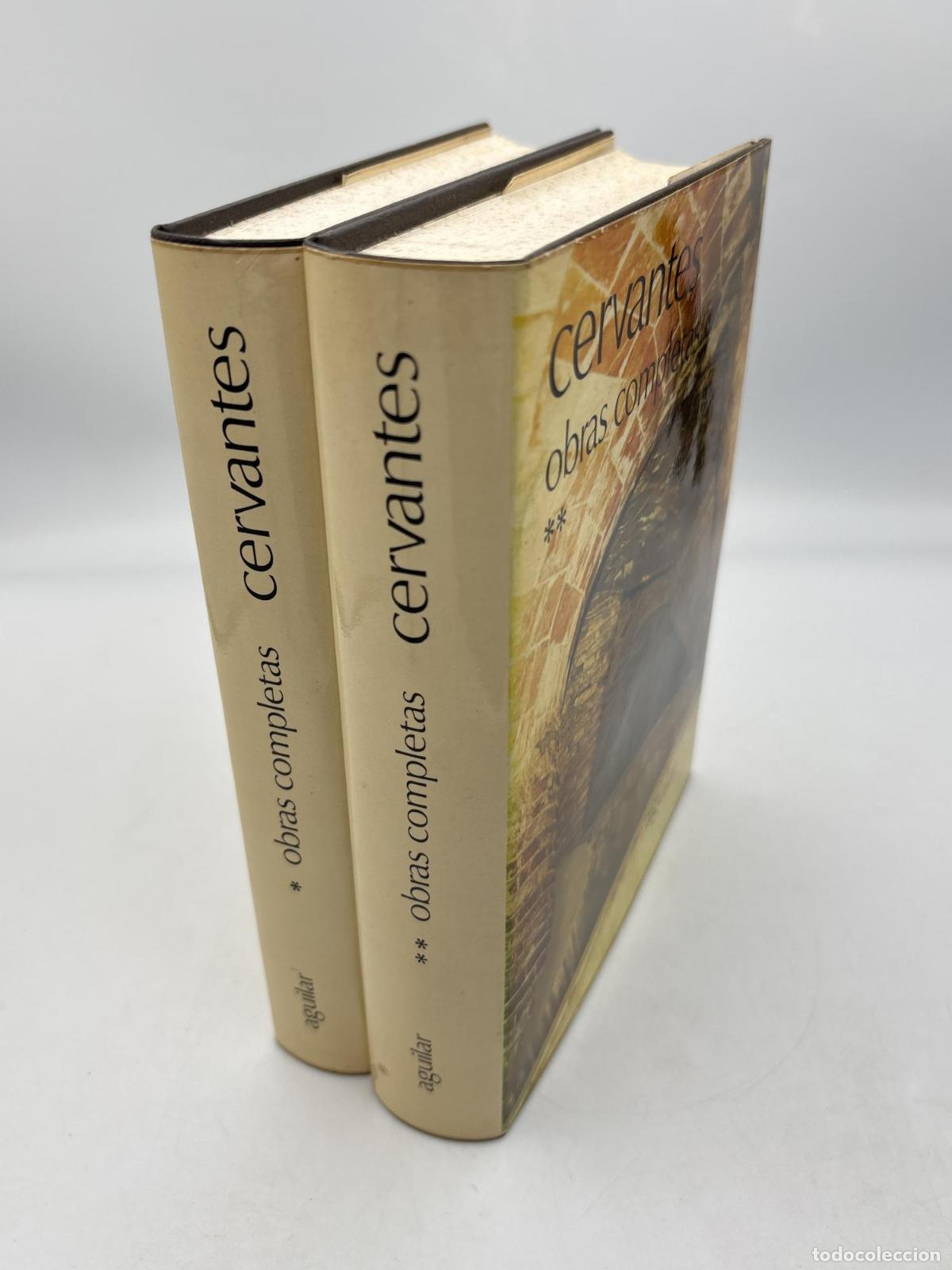 Livres d'occasion: MIGUEL DE CERVANTES, OBRAS COMPLETAS, 2 TOMOS OBRA COMPLETA. Aguilar. - CERVANTES SAAVEDRA, MIGUEL