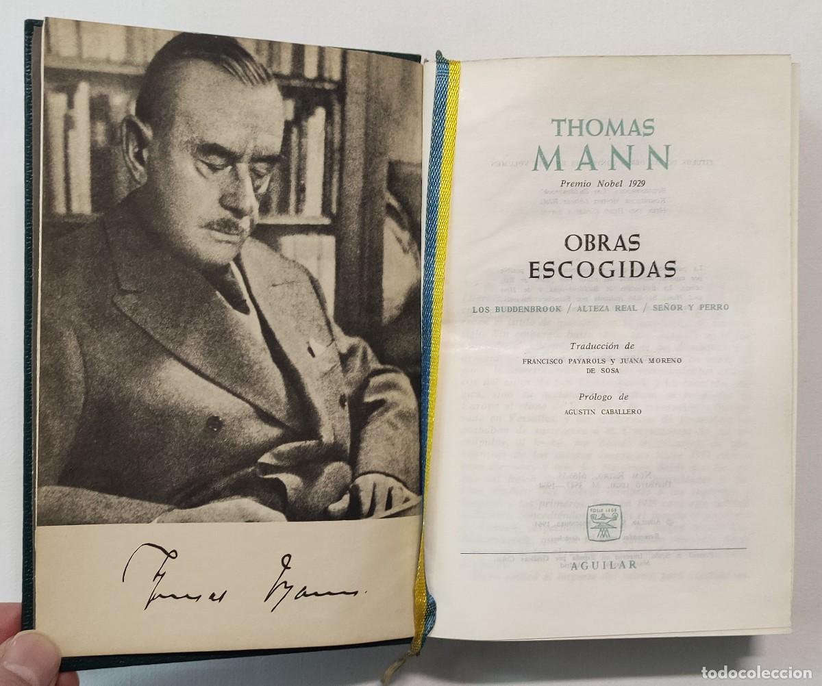 Libros de segunda mano: NOVELAS ESCOGIDAS DE THOMAS MANN. AGUILAR, 1964. - Foto 3