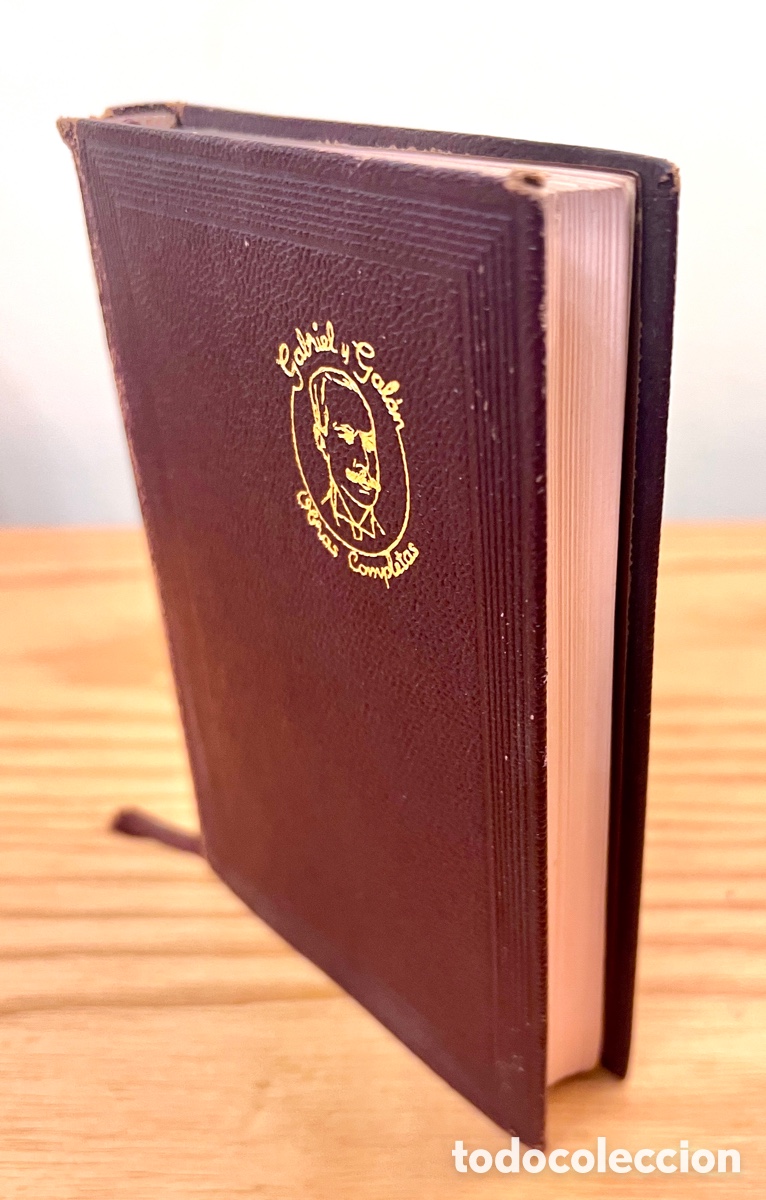 Libros de segunda mano: GABRIEL Y GAL&Aacute;N - OBRAS COMPLETAS. AGUILAR, 1955. - Foto 3
