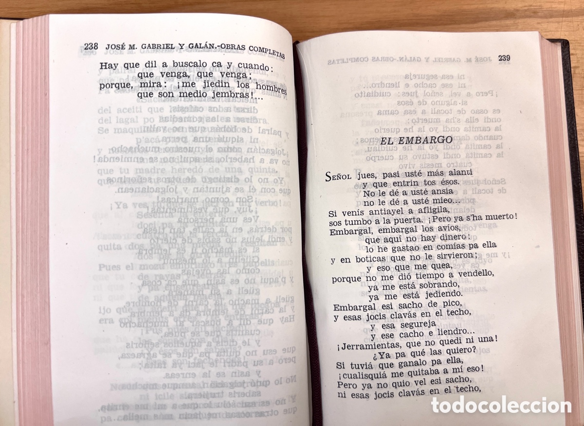 Libros de segunda mano: GABRIEL Y GAL&Aacute;N - OBRAS COMPLETAS. AGUILAR, 1955. - Foto 7